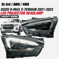 Isuzu dmax D max 2016 - 2024 facelift design front led projector headlamp headlight head lamp fog li