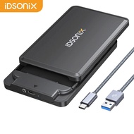 IDsonix 2.5นิ้ว Hard Drive Enclosure External HDD SSD Case SATA III To USB 3.0 Type C Hard Disk Case