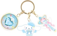 Tees Factory SR-5546563MC Sanrio Characters 3 Charm Key Chain Magical Jewelry/Cinnamoroll H2.2 x W 2