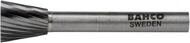 BAHCO Carbide Bur Reverse Tapered Carbide Rotary Bar Single Cut End Blade BAHN0607M06E