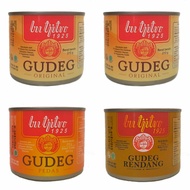 Bu Tjitro Canned Gudeg Complete Variant Spicy RendangOriginal Economy Package - Contents 4 Pcs