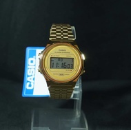 Casio Digital นาฬิกาข้อมือสายสแตนเลส รุ่น A171WEG-9A  ( ของแท้ประกันศูนย์ 1 ปี )