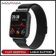 สมาทวอช MAFAM 1.54inch M96 Smart Watch Men Women Waterproof Sport Bracelet Square Full Touch Watches