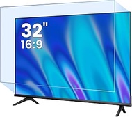 F FORITO 32 Inch 16:9 Anti Blue Light Matte TV Screen Protector, Anti Glare TV Protector Shield Comp