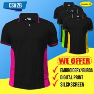 Polo Combination CS#2B Mens/ Ladies PLAIN Uniform Honeycomb Collar OFFER Embroidery