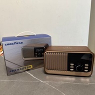 Goodyear 木質藍牙喇叭 無線充電 FM 收音機