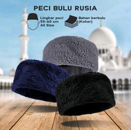Peci Songkok Bulu Rusia Bukhari Kopiah Bukhara Cak Nun Dewasa Bonus Tasbeh Kayu Model Terbaru Habib 