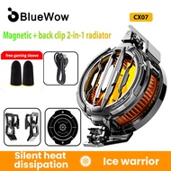 BlueWow CX07 Mobile Phone Radiator PUGB Game Portable Controller Cooling Fan Cooler Universal Heat S