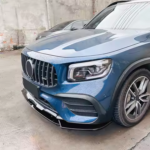 Car Front Bumper Lip Front Shovel Guard Spoiler For Mercedes Benz GLB X247 pre 2020-2023 GLB180 200 