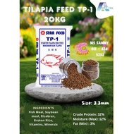 [20KG] STARFEED TP-1 PELLET MAKANAN IKAN TALAPIA & IKAN AIR TAWAR | DEDAK MAKANAN IKAN TALAPIA TIMBU