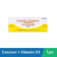 Calciumade Tablet Calcium with Vitamin D3, Magnesium, Zinc & Manganese