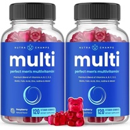 NutraChamps Multivitamin for Men, 240 Count, Vitamin A, B, C, D, E, Biotin, Zinc, Mens Gummy Multivi