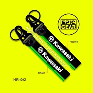 HIGH QUALITY GANTUNGAN KUNCI KAWASAKI KEYCHAIN SEPEDA MOTOR KEREN NEW LOGO RACING TEAM KEY CHAIN TAG