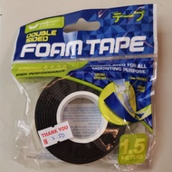 Unicorn Double Sided Foam Tape 1.5m