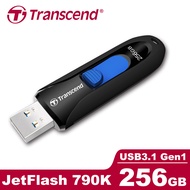 Transcend 創見 JetFlash790 USB3.1 256GB 隨身碟-經典黑(TS256GJF790K)
