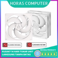 Fan Case Arctic P14 PST Quiet White Pressure PWM Control Value 3pack