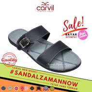 Carvil METSOVO - 02 TP | Sandal Selop Casual Kulit Anak Laki-Laki