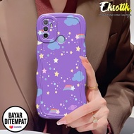 Case Oppo A53 Gelombang - Eksotik - Casing Oppo A53 - Silikon Oppo A53 - Motif Aesthetic Lucu - Cassing - Aksesoris Hp - Kesing Oppo A53 - Cover Hp - Mika Hp - Softcase Oppo A53 Terbaru