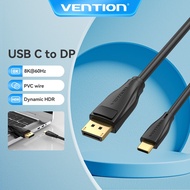 Vention USB C to DP Converter 8K 60Hz USB C to Diaplay Port Cable for Laptop Type C Monitor Projecto