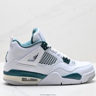 A aj4 Shoes AJ Basketball Shoes Wear-Resistant Sneakers Men Women Heightening Sneakers Women White C