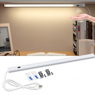 ไฟตู้ LED ขนาด30/40/50ซม., ไฟกลางคืนเซ็นเซอร์ตรวจจับการเคลื่อนไหว PIR ปลั๊ก USB สำหรับห้องครัวห้องนอนตู้เสื้อผ้าโคมไฟข้างเตียง