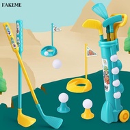 [SharprepublicefMY] Kids Golf Club Set Toy Outdoor Sports Toy Golf Ball Game Play Set Golf Cart Mini