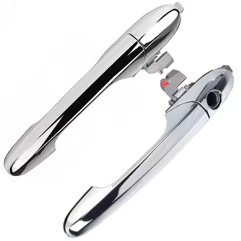 Chrome Car Exterior Door Handle Front Left/Right For Fiat 500 2012 2013 2014 2015 2016 2017 2018 201