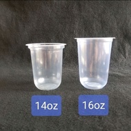 PP Plastic Cup 14oz 16oz Oval 7 Gram PP Plastic Cup Glass/ 14oz 16oz Oval