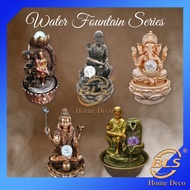 BLS Water Fountain Indian God Series Home Decoration Ornament Water Feature (1664 3332 3323 3324 3328 8302)