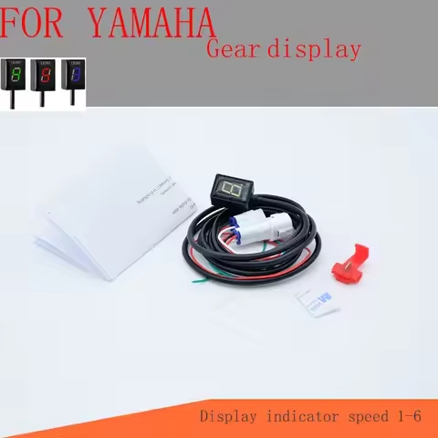 Gear Shift Lever with 1-6 Speed Gear Indicator Meter for Yamaha Fzs1000 Xjr1300 Fir1300 Fzh150 Wr250