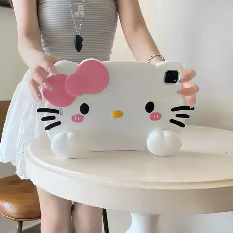 Sanrio Hello Kitty For iPad Case 아이패드 케이스 ipad A16 10th 11th Gen Tablet Case Air 4 5 10.9in Pro 11in