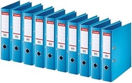 Esselte Standard 10 x Lever Arch Files, Lavender, Spine 75 mm, A4, PP, 320380