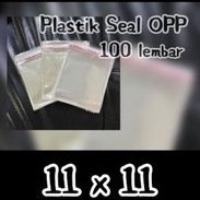 Opp Seal Plastic/ Bread Plastic, Snack 11x 11Cm