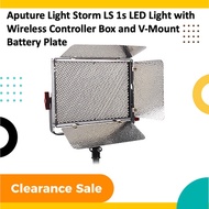 [Clearance Sales] Aputure Light Storm LS 1s LED Light with Wireless Controller Box and V-Mount Battery Plate