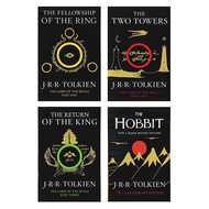 The lord of the ring 4 Books Set The Hobbit Book The fellowship of the ring/ The two towers/ The ret