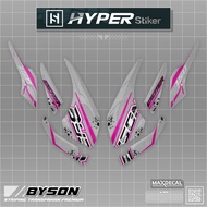 YAMAHA BYSON TRANSPARENT STRIPING/ BYSON STICKER TRANSPARENT BYSON STRIPING