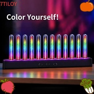 7TILOYSHOP  Audio Visualizer, Adjustable Brightness PP Music Spectrum Display, Multiple Light Spectr