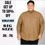 KEMEJA Shirt jumbokoko 4XL 5XL 6XL 7XL Shirt Men's long-sleevedkoko ML XL