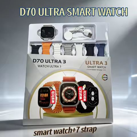 D70 ULTRA3 Smart Watch 7-in-1 strap watch Support Bluetooth Calling Health & Fitness Tra Sports smar