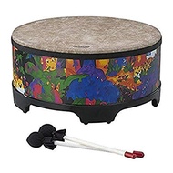 KD-5816-01 Kids Percussion Gathering Drum - Fabric Rain Forest, 16"