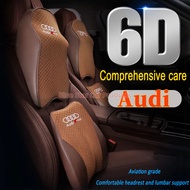 Audi Car headrest lumbar support, high-quality memory cotton headrest A1 A4 A3 A5 A6 A7 A8  Q5 Q2 Q3