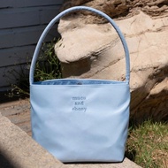 Movi Katie tote bag Korean niche fashion commuter bag Small Fresh Embroidered Nylon Casual All-Match