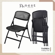 (NEST) TADRIA Foldable Chair / Space-Saving/ Compact / Portable / Folding Chair / Office Chair / Lecture Chair
