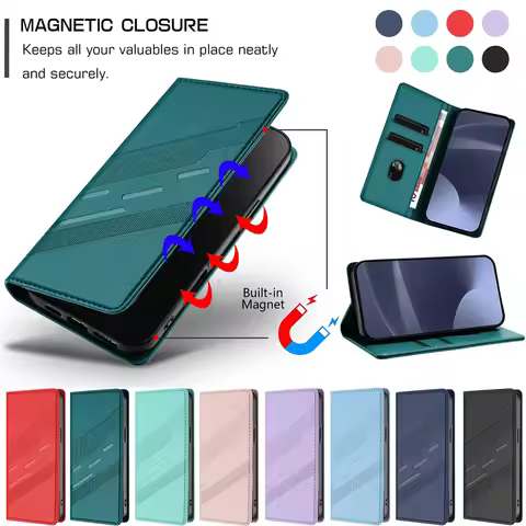 Premium Leather Flip Case For TCL 50XL 50SE 406 505 40XL 40SE LIonX 408 30XL 40R 30SE 305 306 30XE A