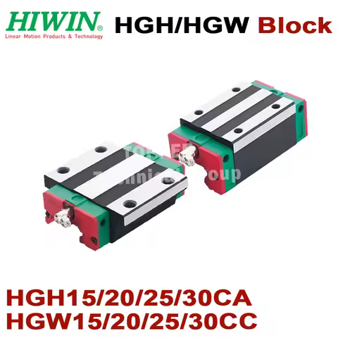 HIWIN Original HGH15CA HGH20CA HGH25CA HGH30CA HGW15CC HGW20 CC HGW25CC HGW30CC Block Linear Guide R