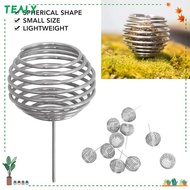 TEALY 10pcs Bonsai Baskets, With Spikes Stainless Steel Gardening Fertilization Baskets, Portable Au