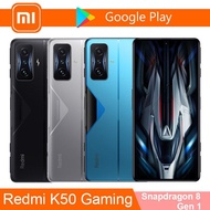 Xiaomi Redmi K50โทรศัพท์มือถือสำหรับเล่นเกม5G,โทรศัพท์มือถือรอมทั่วโลกกล้อง64MP หน้าจอ6.67นิ้ว Snapdragon 8 Gen 1