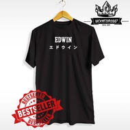 EDWIN Jeans Distro T-Shirt /KANJI T-Shirt Short Sleeve/ T-Shirt