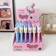 High-value Macaron Rubik's Cube Decompression Gel Pen Rotating Rollerball Educational Toy Pen 0.5mm 