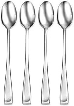 Oneida Moda Fine Flatware Iced Teaspoons, 0.70 LB, Metallic